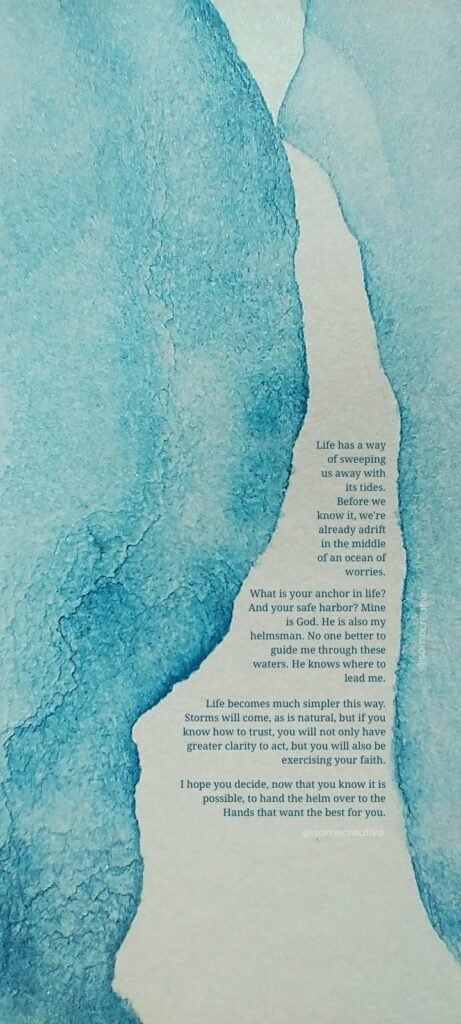 Life has a way of pulling us along with its tides